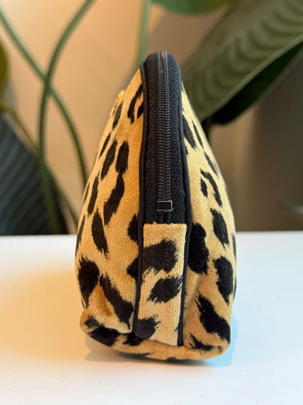 Christian Dior ‘Leopard Velvet Pouch’